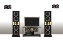 Swans F1.1A+F 5.0 Home THeater Speaker System NEW!!!