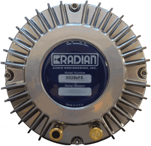 Radian 950 BE PB NEO ohm Diaphragm Compression Driver AUTHORIZED D