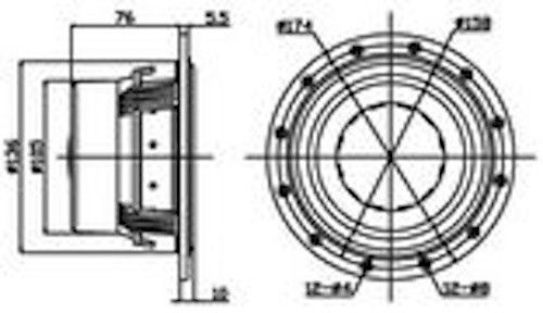 HIVI D6.8 Bass-Midrange WOOFER!! SPECIAL PRICING