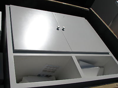 TRADE SHOW Exhibits Display WHITE CABINET WITH DOORS - Pristine SPECIAL SALE!!!