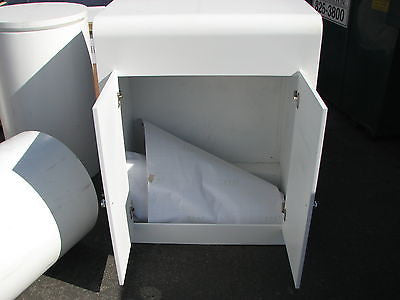 TRADE SHOW Exhibits Display WHITE CABINET WITH DOORS - Pristine SPECIAL SALE!!!