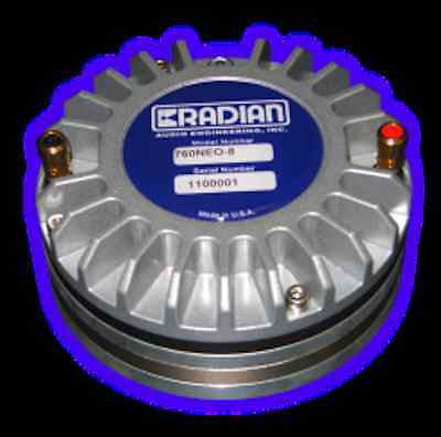 Radian 760 NEO 16ohm  Pro 2" Throat  3" Diaphragm Compression Driver
