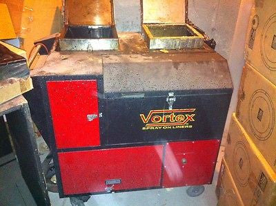 Vortex Sprayliner Coating Machine - BEDLINERS Floors, USED a bit GREAT