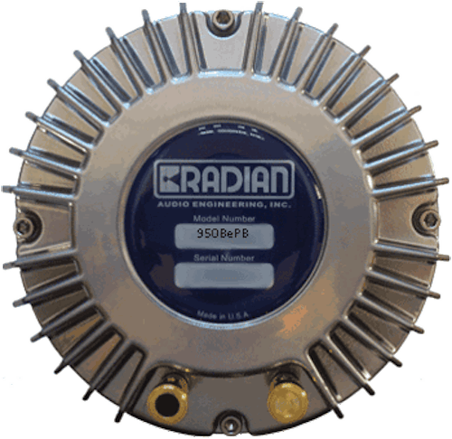 Radian 950 PB NEO 16 ohm Diaphragm Compression Driver - AUTHORIZED DEALER