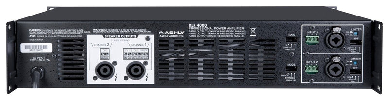 KLR Ashly AUDIO KLR-3200 3200 Watt Professional Power Amp  AUTHORIZED DEALER!!!