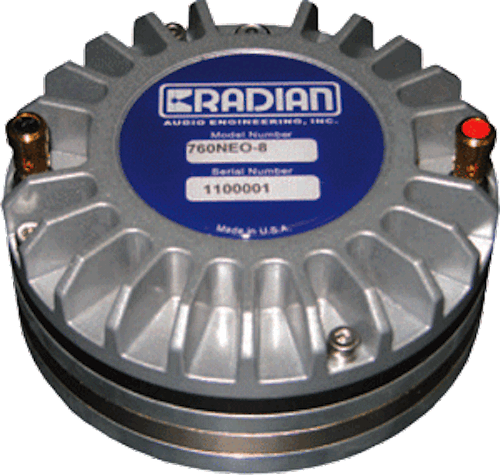 Radian 745 NEO 8ohm Diaphragm Compression Driver - AUTHORIZED DEALER