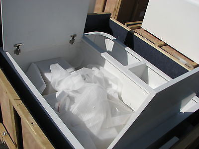 Diy Fiberglass Cooler TRADE SHOW Exhibits Display WHITE CABINET