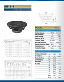 TSG SB18-4 18" woofer W/ 4.6" Voice Coil  SPECIAL PRICING