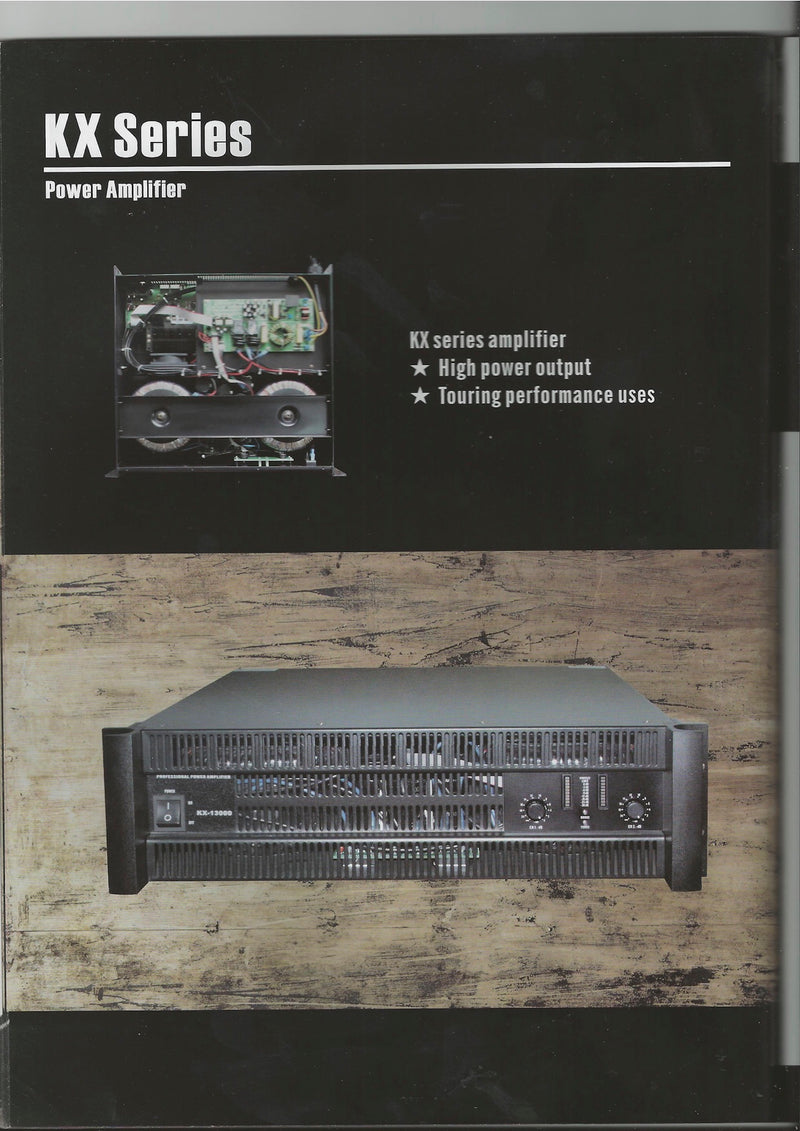 Regal KX13000 Professional Power Amp