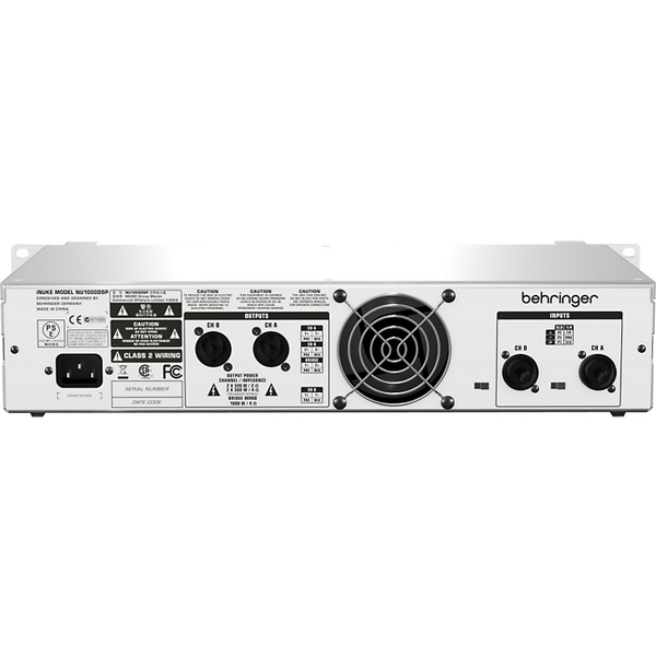 アンプ Behringer iNuke NU1000DSP Behringer iNUKE NU6000DSP Stereo Power Amplifier NU6000DSP B&H